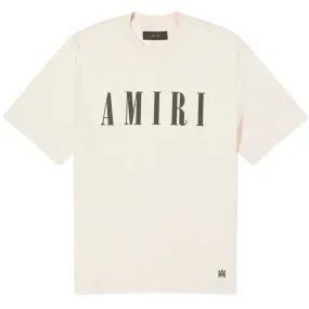 Amiri Core Logo T-shirt, cream