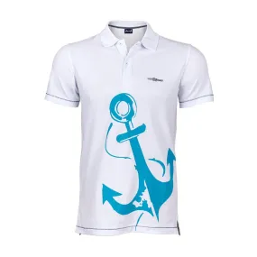 Anemoss Marine Men's Polo Collar T-shirt, Short Sleeve Golf Tennis