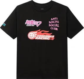 Anti Social Social Club x Good Smile Racing Logo Tee 'Black'