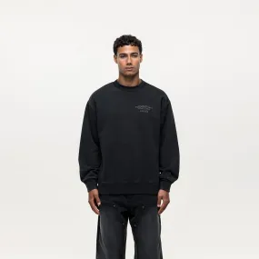 Atelier Black Washed Sweatshirt