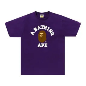 BAPE Big Ape Head T-shirt, purple