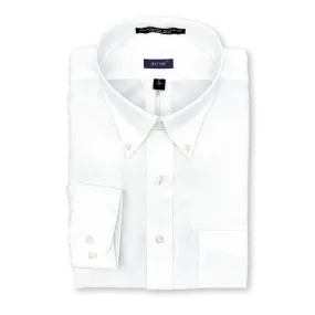 Beyond Non-Iron® White Royal Oxford Sport Shirt (Terry)