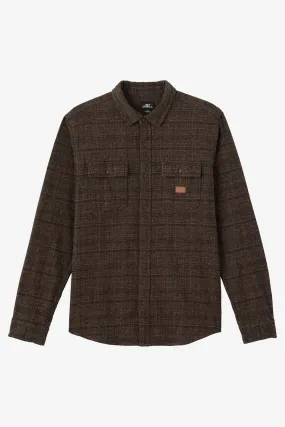 DAVIES FLANNEL STANDARD FIT LONG SLEEVE SHIRT