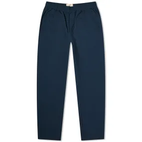 Folk Crinkle Drawcord Assembly Trousers, navy