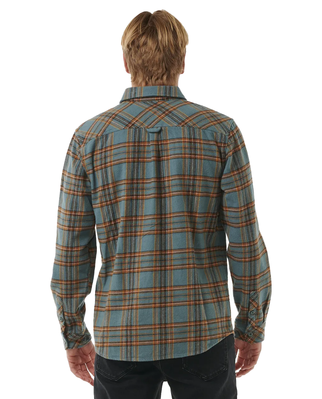 Griffin Flannel Shirt in Bluestone