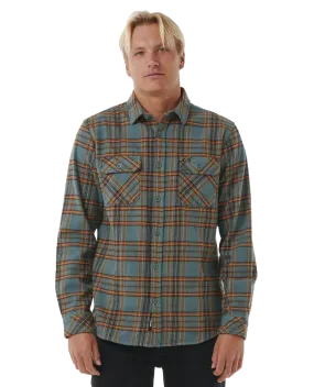 Griffin Flannel Shirt in Bluestone