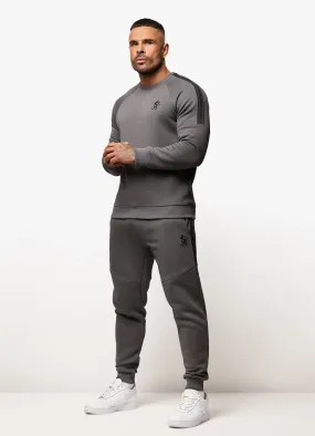 Gym King Premium Taped Tracksuit - Grey