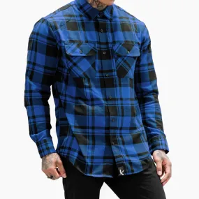 Imperial Flannel - Royal / Black