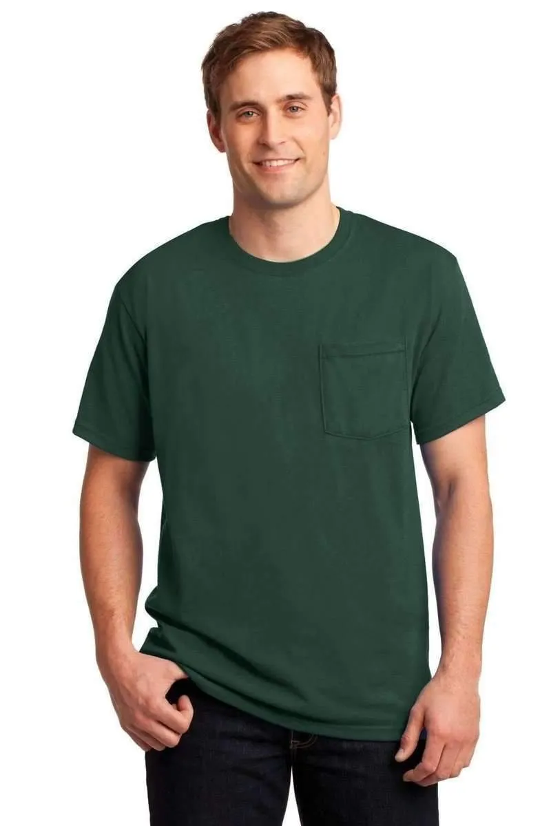 JERZEES 29P: Dri-Power Active 50/50 Cotton/Poly Pocket T Shirt