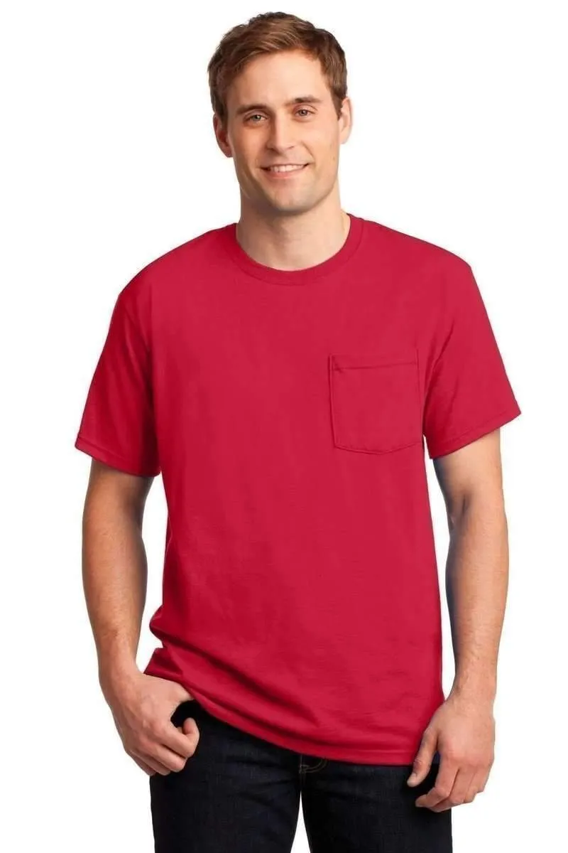 JERZEES 29P: Dri-Power Active 50/50 Cotton/Poly Pocket T Shirt