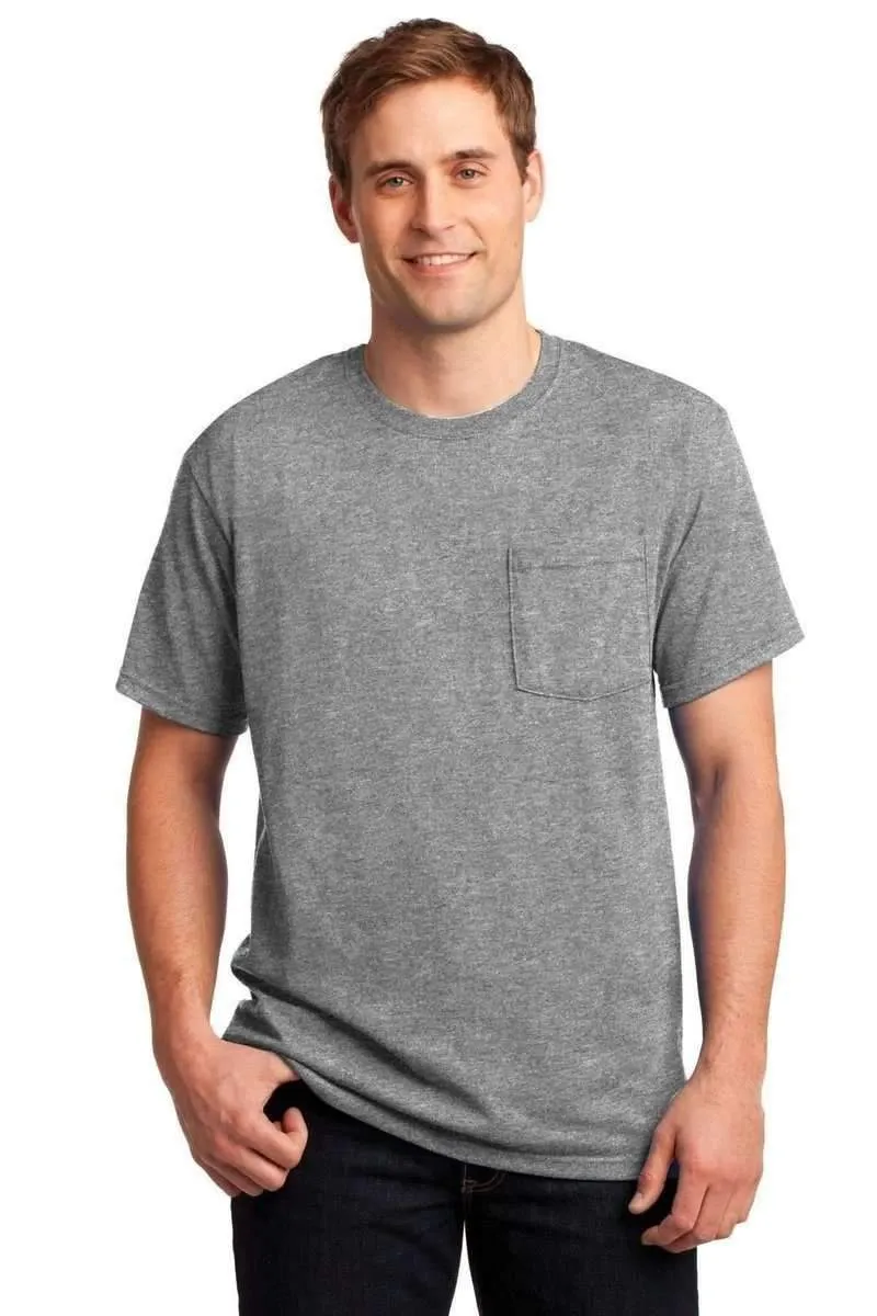 JERZEES 29P: Dri-Power Active 50/50 Cotton/Poly Pocket T Shirt