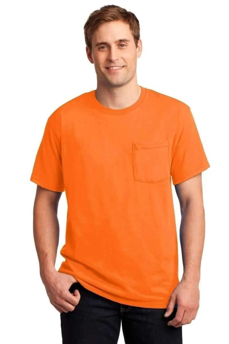 JERZEES 29P: Dri-Power Active 50/50 Cotton/Poly Pocket T Shirt