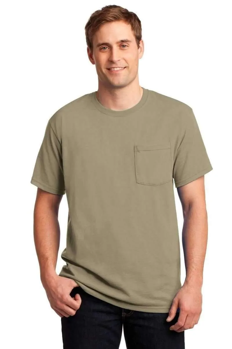 JERZEES 29P: Dri-Power Active 50/50 Cotton/Poly Pocket T Shirt