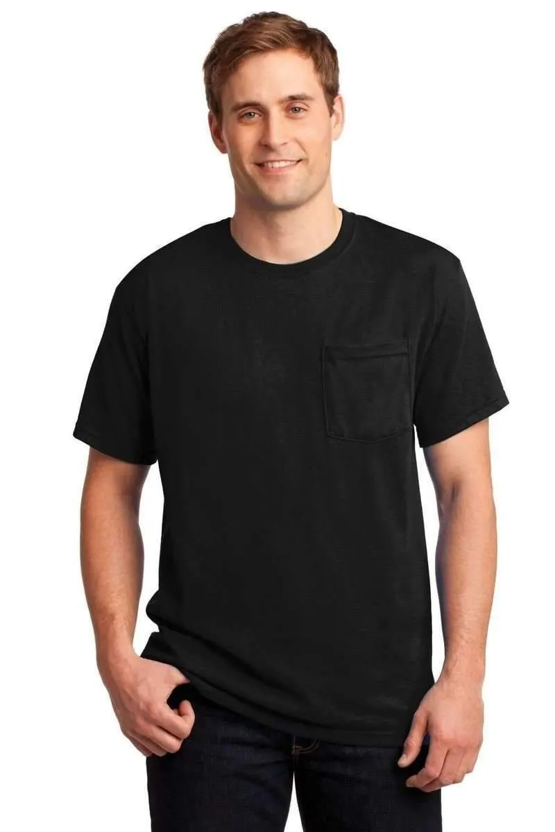 JERZEES 29P: Dri-Power Active 50/50 Cotton/Poly Pocket T Shirt