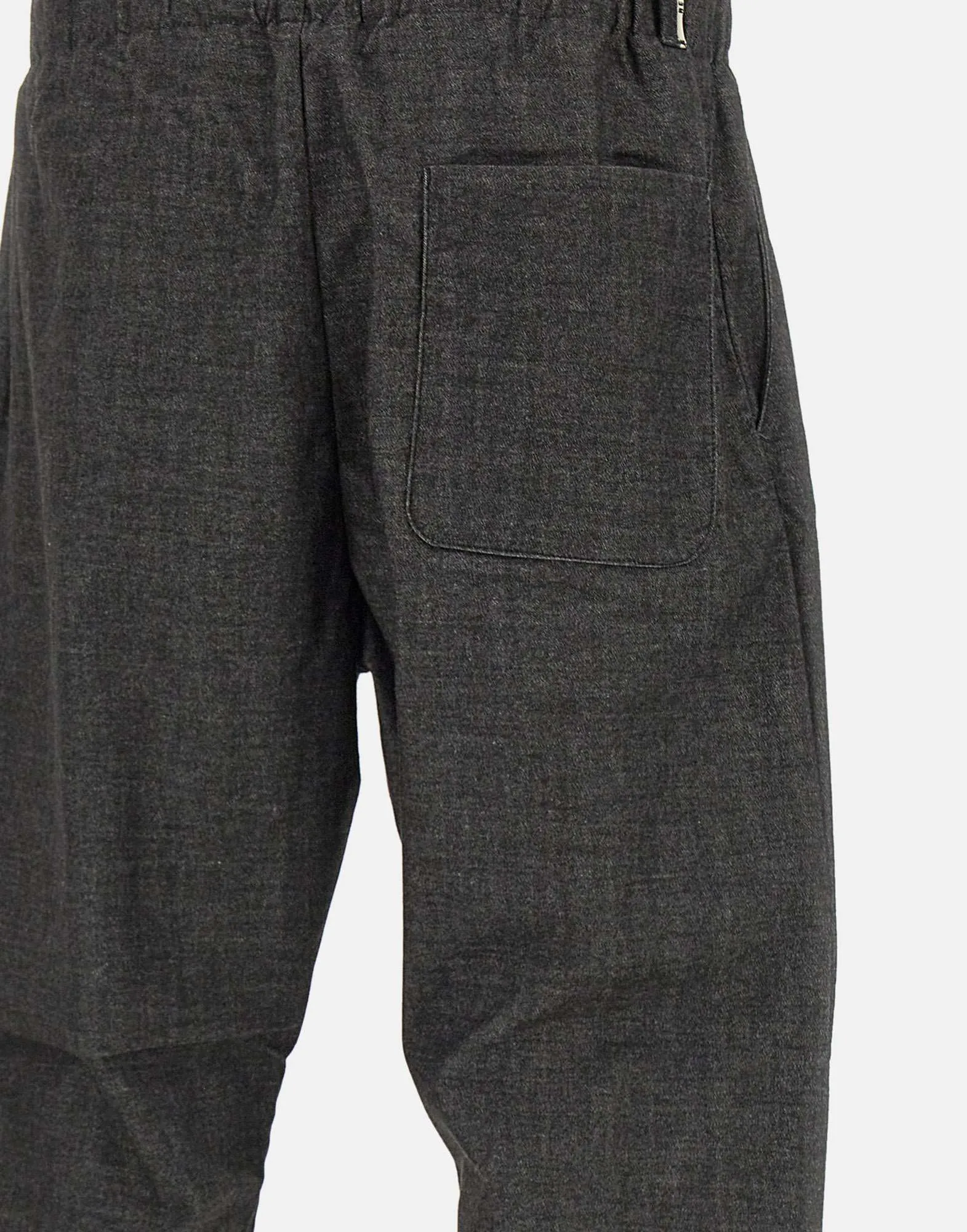 Men's Dark Grey Wide Leg Trousers