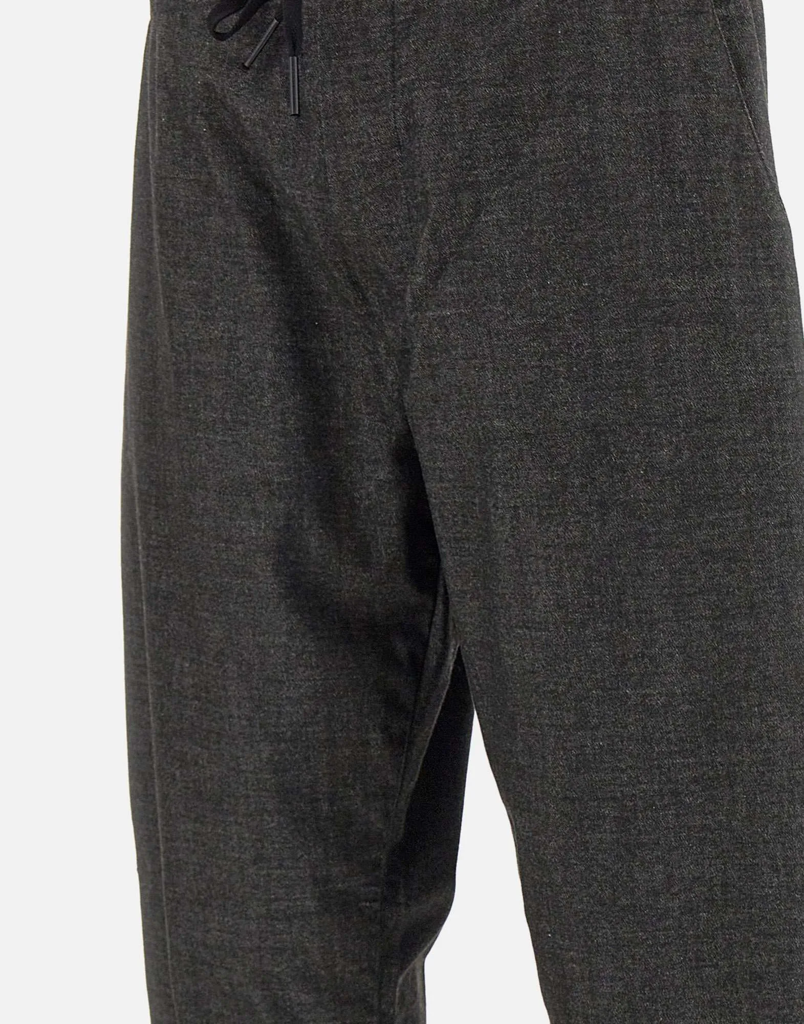 Men's Dark Grey Wide Leg Trousers