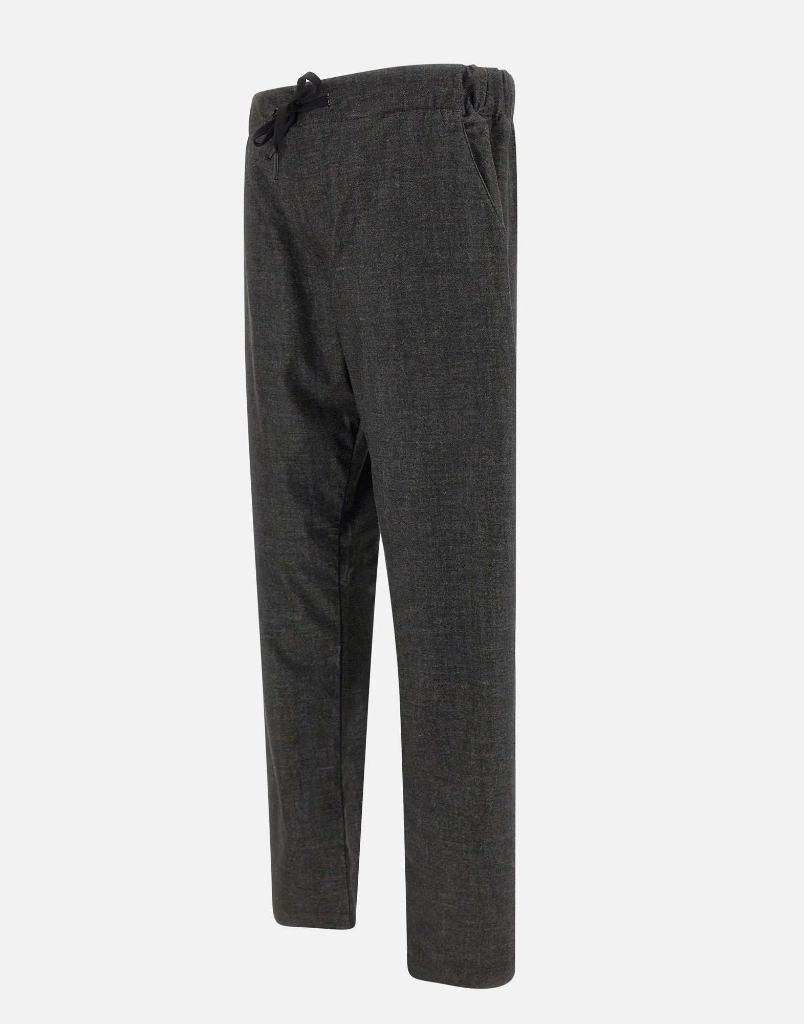 Men's Dark Grey Wide Leg Trousers