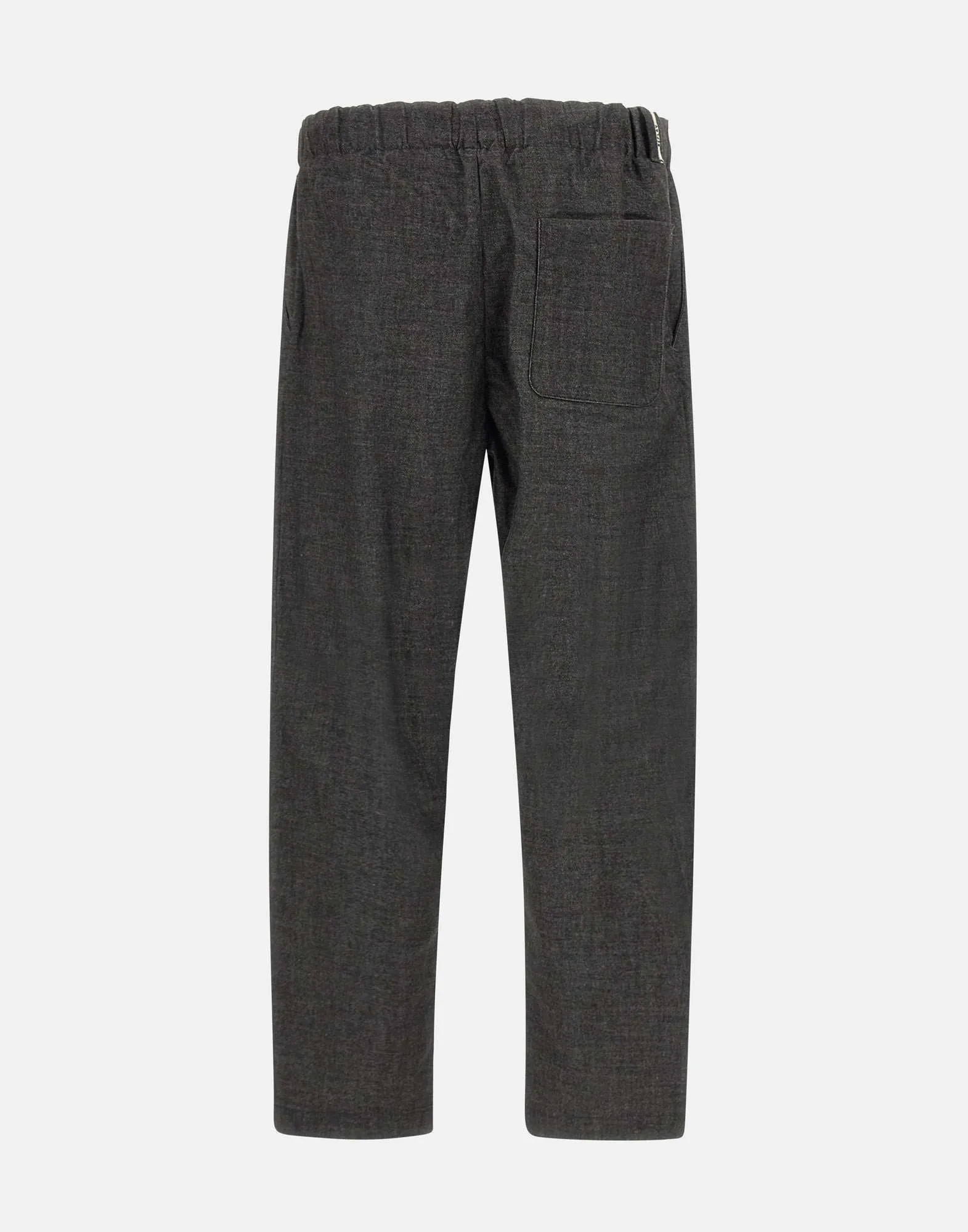 Men's Dark Grey Wide Leg Trousers