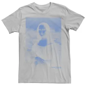 Men's T-shirt with the image of the Mona Lisa and a negative photo portrait Licensed Character