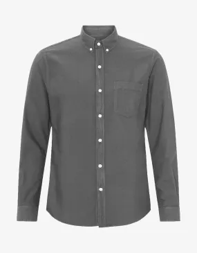 Organic Button Down Shirt - Storm Grey