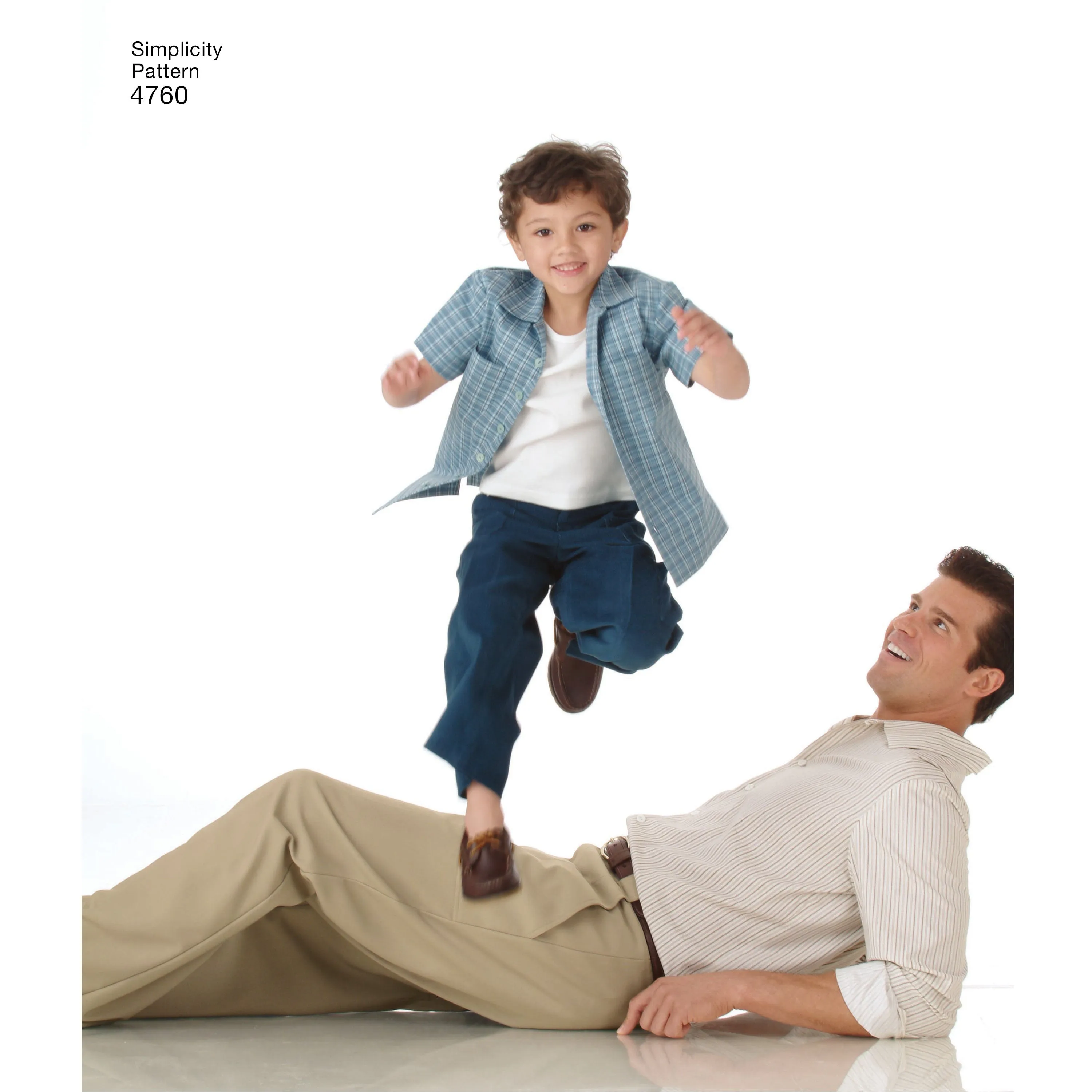 Simplicity Pattern 4760 Boys and Men Shirts and Trousers