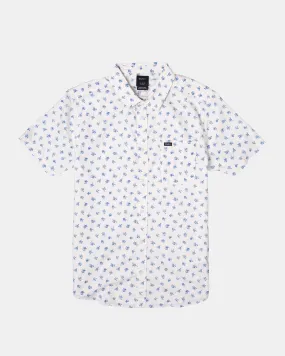 That'll Do Slim Fit Short Sleeve Shirt - Off White