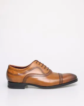 Tomaz HF030 Men's Cap Toe Oxford (Tan)